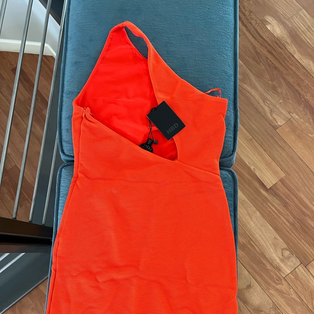 NBD Dayton Mini Dress in Bright Red - Picture 5 of 13